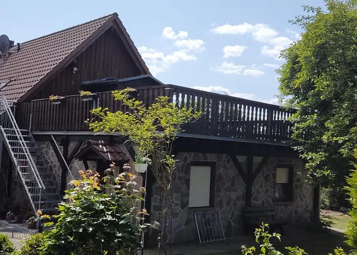 Landpension Zum Schweizerberg Lägenhet Neugrimnitz